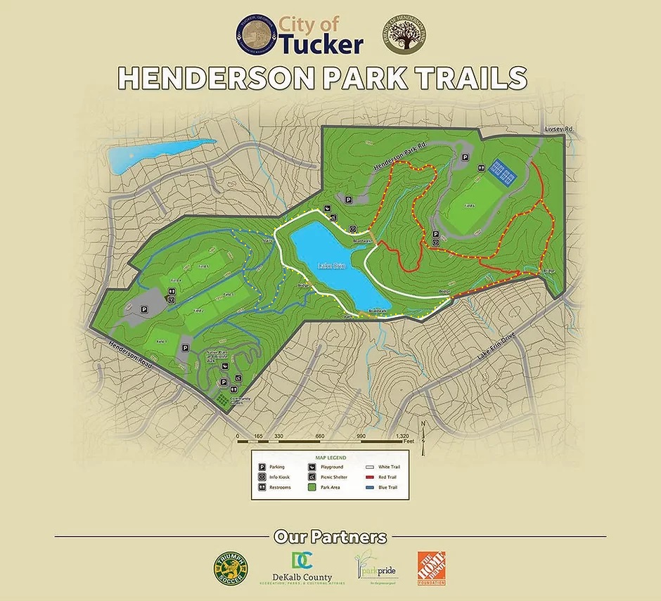 HendersonParkTrailMap Cub Scout Pack 564 Lilburn, GA